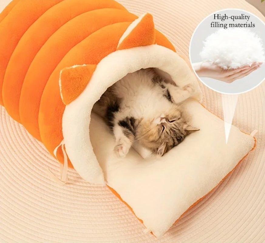 SamtNest – Luxus Katzenbett
