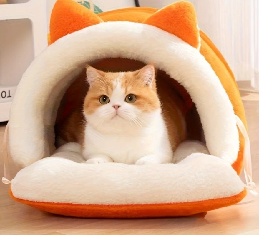 SamtNest – Luxus Katzenbett